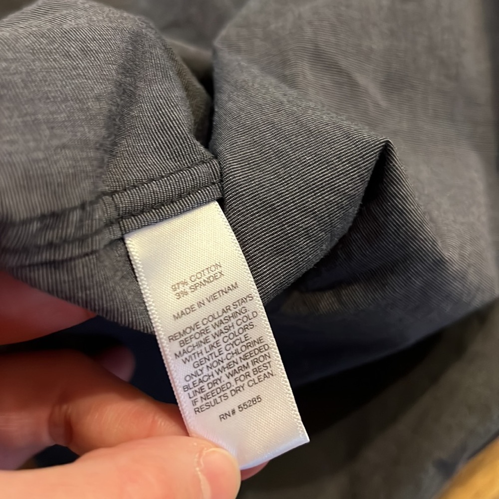 Dark Grey Express Button Down - image 4